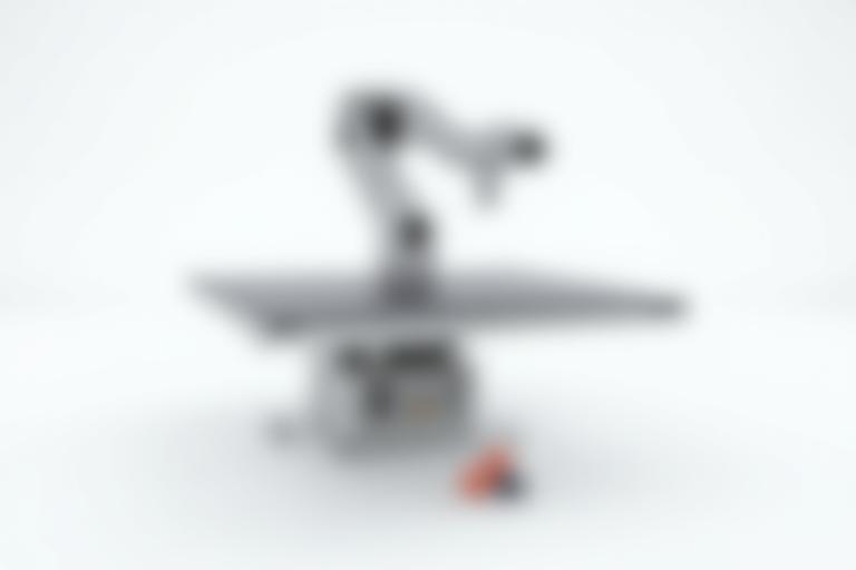 High-quality image of the specific table tennis product being promoted, the ProSpin 3000 robot.