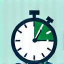 Icon representing a clock or flexibility for training time