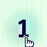 Icon representing clicking a link or button